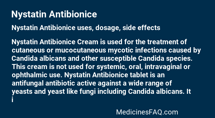 Nystatin Antibionice