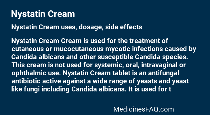 Nystatin Cream