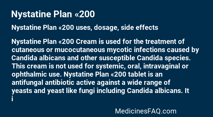 Nystatine Plan «200