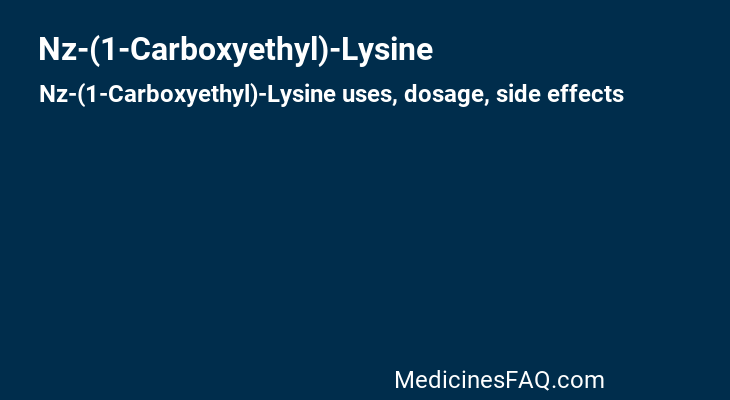 Nz-(1-Carboxyethyl)-Lysine