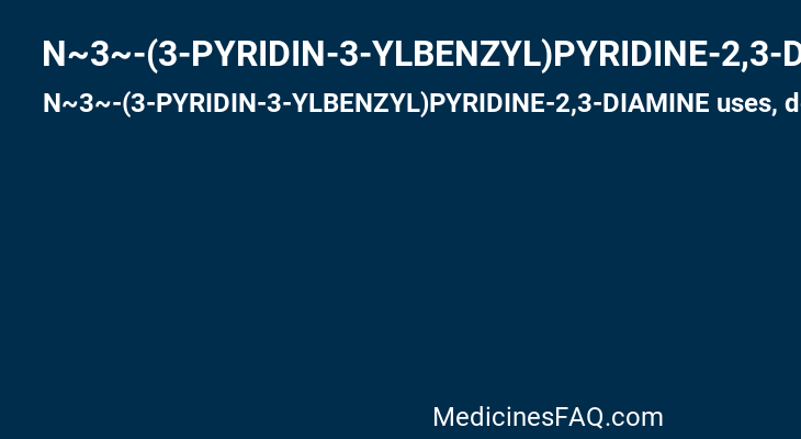 N~3~-(3-PYRIDIN-3-YLBENZYL)PYRIDINE-2,3-DIAMINE