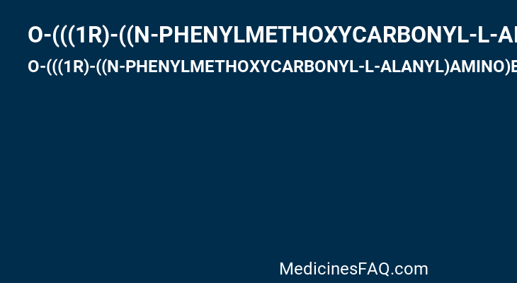 O-(((1R)-((N-PHENYLMETHOXYCARBONYL-L-ALANYL)AMINO)ETHYL)HYDROXYPHOSPHONO)-L-BENZYLACETIC ACID