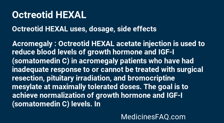 Octreotid HEXAL