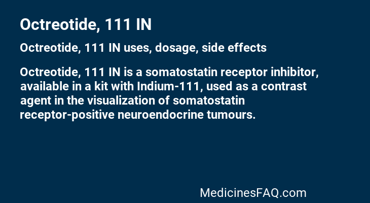 Octreotide, 111 IN