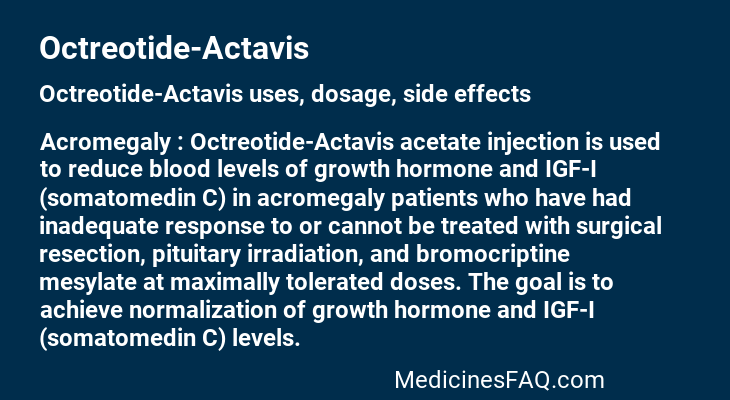 Octreotide-Actavis