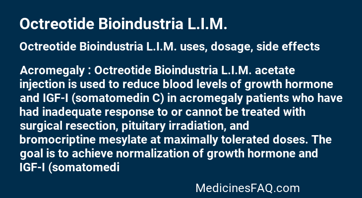 Octreotide Bioindustria L.I.M.