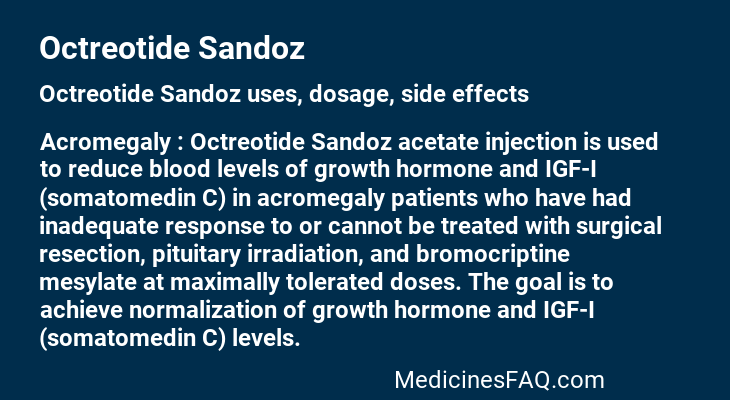 Octreotide Sandoz