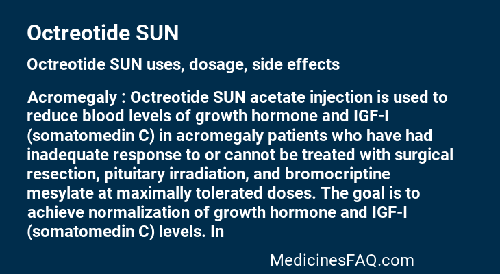 Octreotide SUN