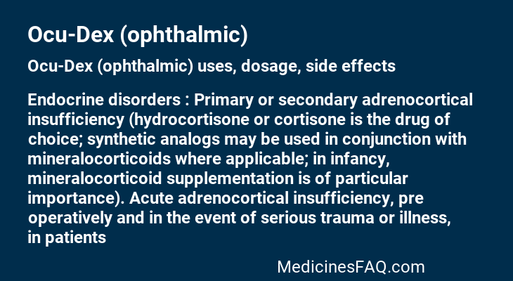 Ocu-Dex (ophthalmic)