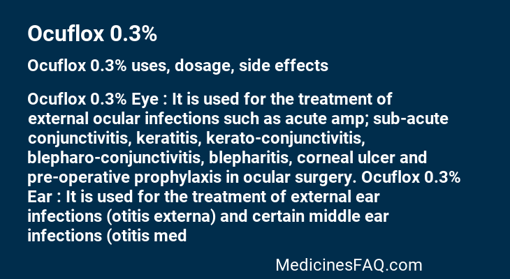 Ocuflox 0.3%