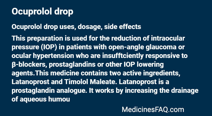 Ocuprolol drop