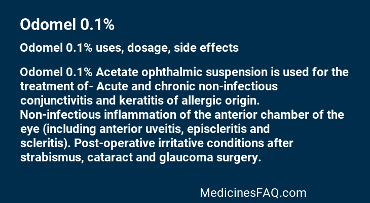 Odomel 0.1%