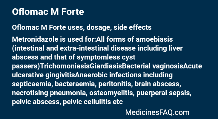 Oflomac M Forte