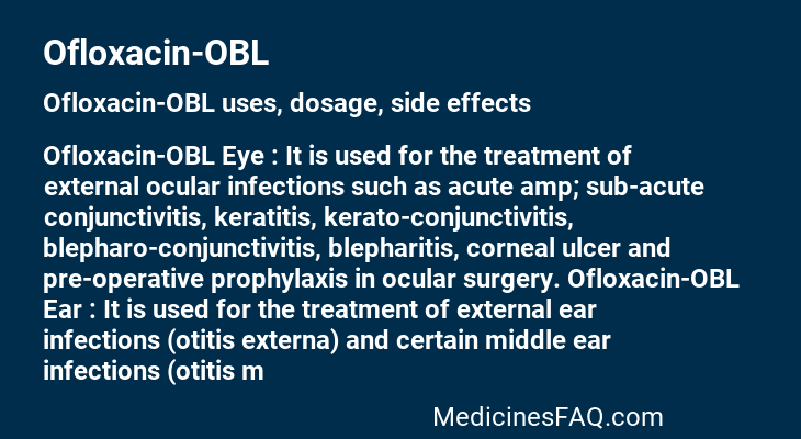 Ofloxacin-OBL