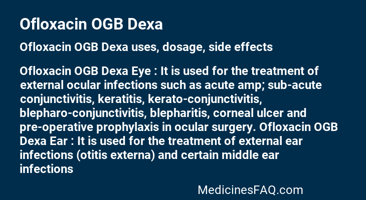 Ofloxacin OGB Dexa