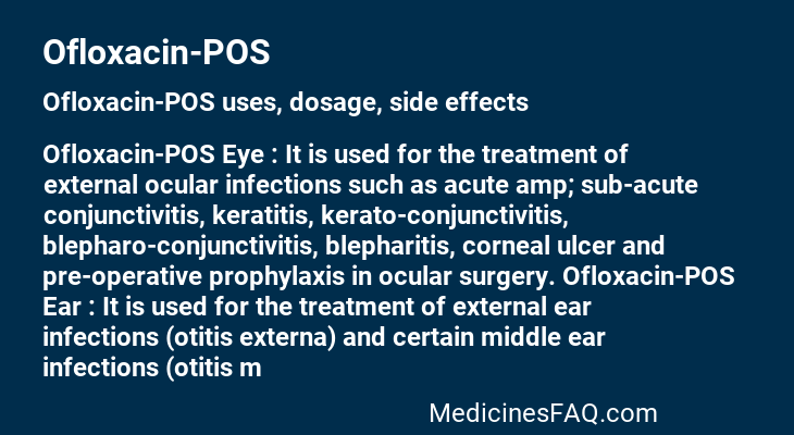 Ofloxacin-POS