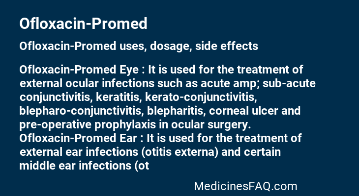 Ofloxacin-Promed