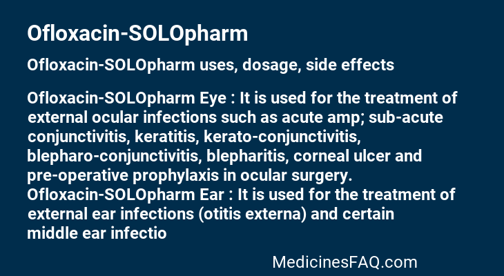 Ofloxacin-SOLOpharm