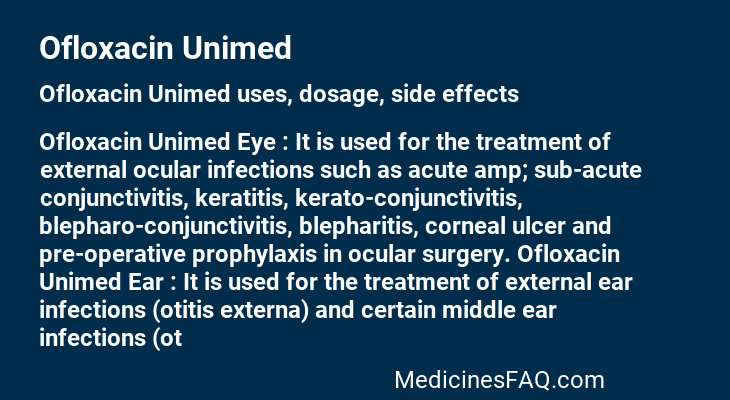 Ofloxacin Unimed