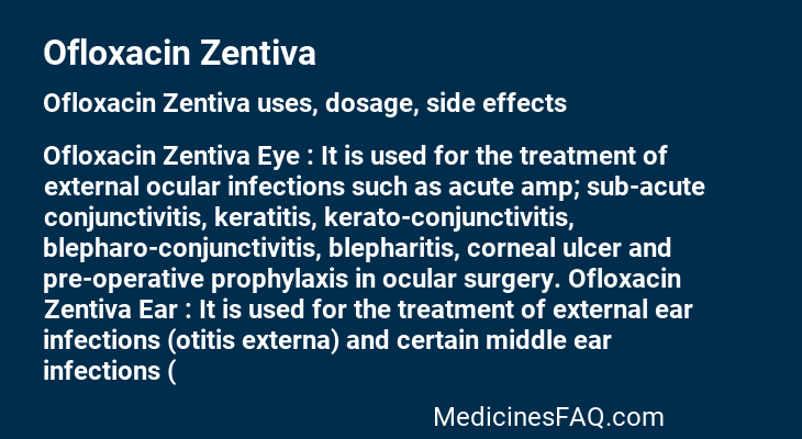 Ofloxacin Zentiva