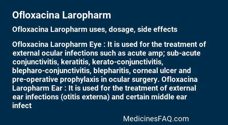 Ofloxacina Laropharm