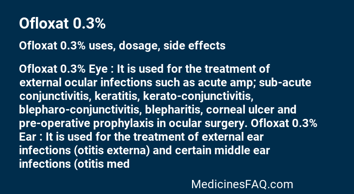 Ofloxat 0.3%