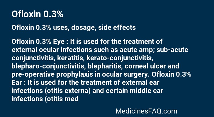 Ofloxin 0.3%