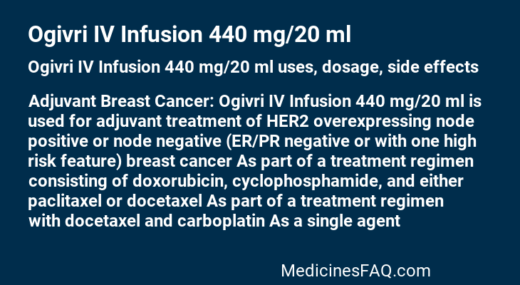 Ogivri IV Infusion 440 mg/20 ml