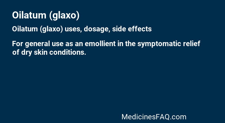 Oilatum (glaxo)