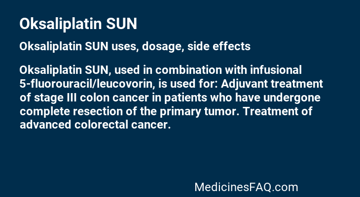 Oksaliplatin SUN