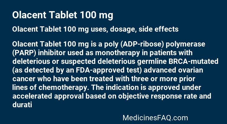 Olacent Tablet 100 mg