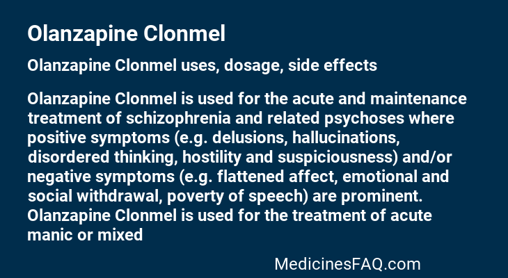 Olanzapine Clonmel