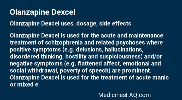 Olanzapine Dexcel