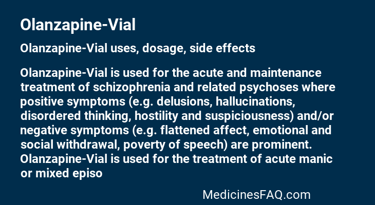 Olanzapine-Vial