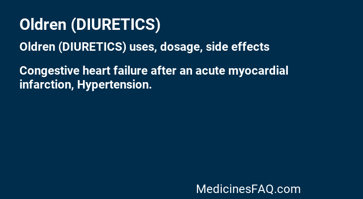 Oldren (DIURETICS)