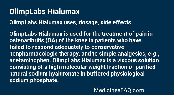 OlimpLabs Hialumax