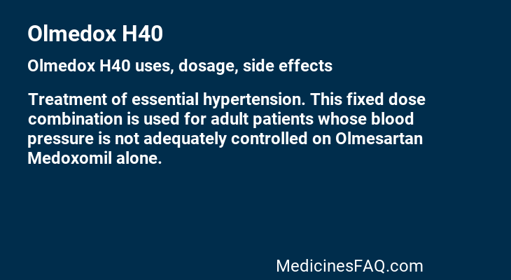 Olmedox H40