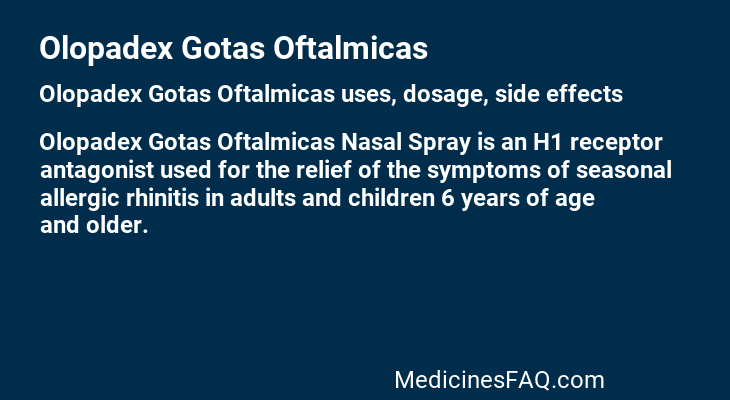 Olopadex Gotas Oftalmicas