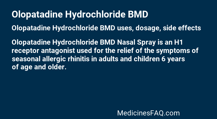 Olopatadine Hydrochloride BMD