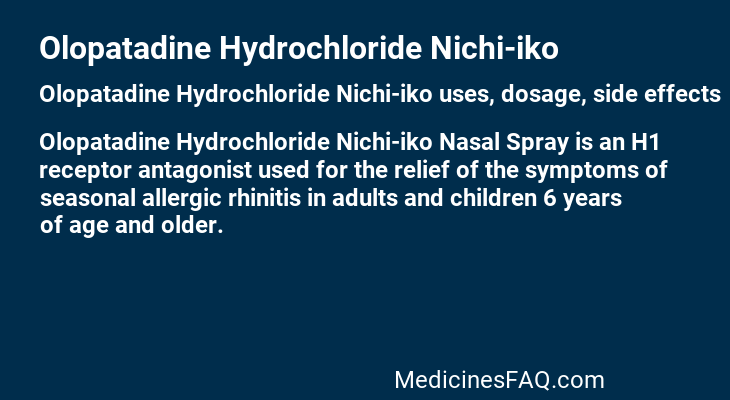 Olopatadine Hydrochloride Nichi-iko