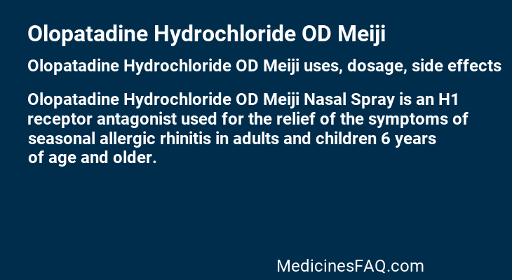 Olopatadine Hydrochloride OD Meiji