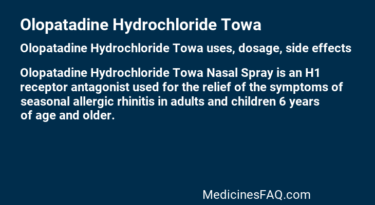 Olopatadine Hydrochloride Towa