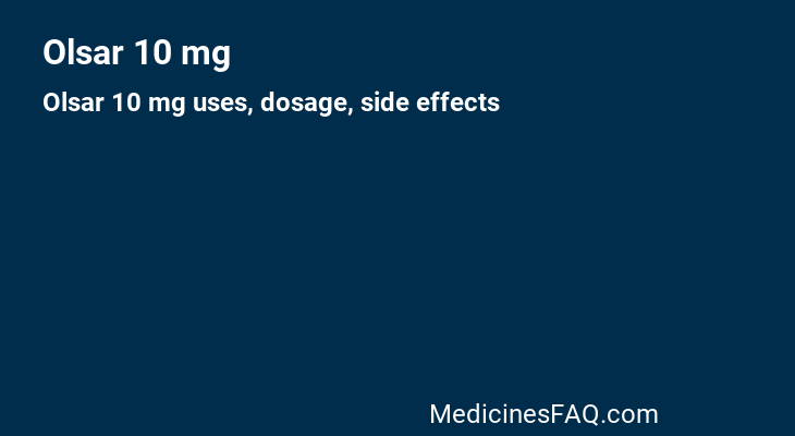 Olsar 10 mg