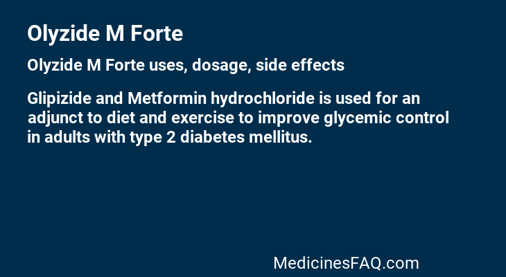 Olyzide M Forte