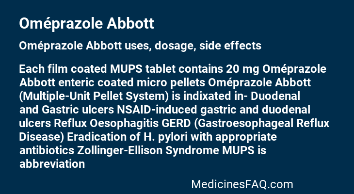 Oméprazole Abbott