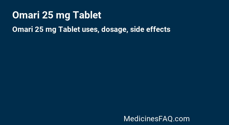 Omari 25 mg Tablet