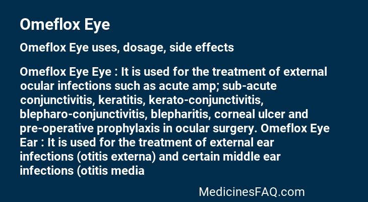 Omeflox Eye