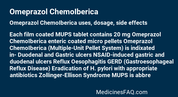 Omeprazol ChemoIberica