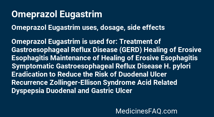 Omeprazol Eugastrim