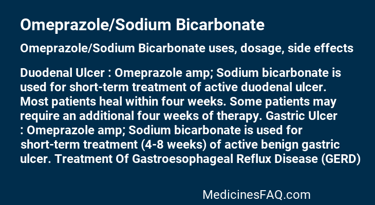 Omeprazole/Sodium Bicarbonate